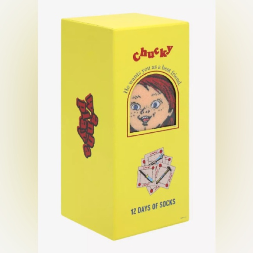 🆕 NWT- Chucky 12 Days of Socks Gift Set